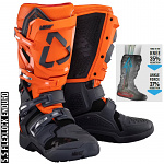 Boty na motokros enduro Leatt Moto 5.5 FlexLock Enduro Boots Orange 2024