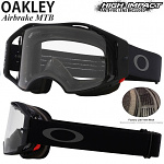 Brýle na kolo Oakley Airbrake MTB Black Gunmetal Clear Lens