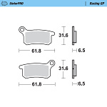 Brzdové destičky MotoMaster Brake Pads 946-12 KTM SX65 02-22 / SX85 04-11