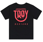 Dámské tričko TroyLeeDesigns Womens Smiley Short Sleeve Tee Black 