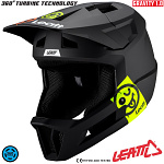 Dětská integrální MTB helma LEATT MTB 1.0 Gravity Junior Helmet V25 Black 2025