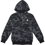 Dětská mikina FOX Youth Camo Pack Zip Hoody Black Camo