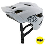 Dětská MTB helma TroyLeeDesigns Youth Flowline MIPS Helmet Point White