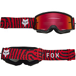 Dětské brýle FOX Youth Main Impression Spark Goggle Flo Red 2025