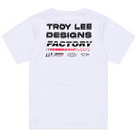 Dětské tričko TroyLeeDesigns Youth Factory Short Sleeve Tee White