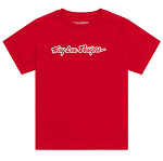 Dětské tričko TroyLeeDesigns Youth Signature Short Sleeve Tee Red