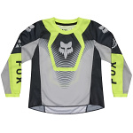 Dětský dres FOX 180 Jersey Kids Collect Grey Yellow 2026