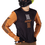 Dětský dres na kolo Leatt MTB Gravity 4.0 Junior Jersey Rust 2025