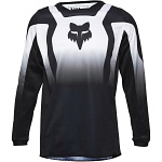 Dětský dres na motokros FOX 180 Jersey Youth Lean Black White 2025