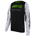 Dětský dres TroyLeeDesigns GP Pro Jersey Youth Boltz Black White