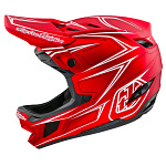 Downhill helma TroyLeeDesigns D4 Composite Helmet MIPS Pinned Red 2024