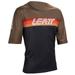 Dres na kolo Leatt MTB Enduro 3.0 Jersey Black Loam 2025