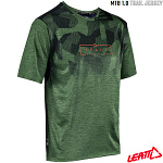 Dres na kolo Leatt MTB Trail 1.0 Jersey Spinach 2024