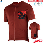 Dres na kolo Leatt MTB Trail 3.0 Jersey Lava 2023