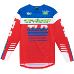 Dres na kolo TroyLeeDesigns Sprint Jersey Fifty-50 Fiery Red 2025