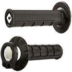 Gripy na moto ODI MX V2 Lock-On Grips Half Waffle Black 2t / 4t