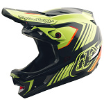 Integrální MTB helma TroyLeeDesigns D4 Polyacrylite MIPS Helmet Qualifier Black Yellow 2025