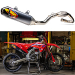 Kompletní systém FMF Factory 4.1 RCT Alu Steel Carbon End Cap Full System Honda CRF450R 21-25