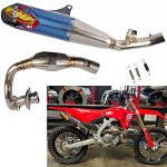 Kompletní systém FMF Factory 4.1 RCT Anodized Titan Carbon End Cap Full System Honda CRF250R 25-..