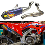 Kompletní systém FMF Factory 4.1 RCT Anodized Titan Carbon End Cap Full System Honda CRF450R 21-25