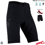 Kraťasy na kolo s vložkou Leatt MTB Trail 2.0 Shorts Black 2025