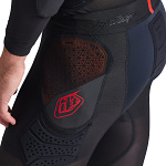 Kraťasy s chráničema TroyLeeDesigns Stage Ghost D3O Baselayer Short Black