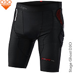 Kraťasy s chráničema TroyLeeDesigns Stage Ghost D3O Baselayer Short Black