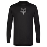 MTB dres s dlouhým rukávem FOX Ranger LS Jersey Fox Head Black 2025