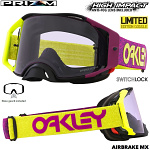 MX brýle Oakley Airbrake MX Retina Purple Viper Room Prizm Low Light Goggle