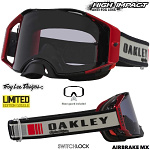 MX brýle Oakley Airbrake MX TroyLeeDesigns Grey Blocks Goggle