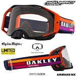 MX brýle Oakley Airbrake MX TroyLeeDesigns Navy Sunrise Goggle