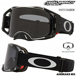 MX brýle Oakley Airbrake MX Tuff Blocks Black Gunmetal Dark Grey