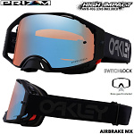 MX brýle Oakley Airbrake Prizm MX B1B BlackOut Goggle