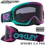 MX brýle Oakley OFrame 2.0 PRO MX B1B Celeste Purple Viper Room