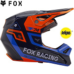 MX helma FOX V1 Race Spec Helmet Midnight 2025