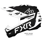 MX helma FXR 6D ATR-3 FIM Helmet White Black 2026