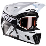 MX helma Leatt Helmet Kit Moto 9.5 V26 Carbon White 2026