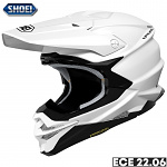 MX helma Shoei VFX-WR 06 White 2025 + brýle zdarma
