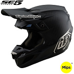 MX helma TroyLeeDesigns SE5 Carbon Helmet Mono Black 2025