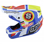 MX helma TroyLeeDesigns SE5 Composite Helmet DropIn White 2022