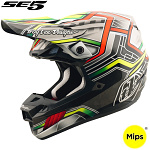 MX helma TroyLeeDesigns SE5 Composite Helmet Lowrider Gray 2026