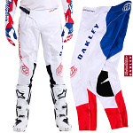 MX kalhoty TroyLeeDesigns SE Ultra Pant Oakley Vision White Blue