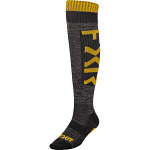 MX ponožky FXR Moto Sock Black Charcoal Gold