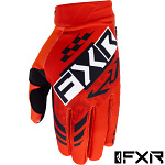 MX rukavice FXR Reflex MX Glove Red White 2025