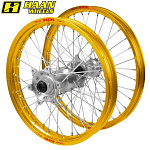 MX sada kol HaanWheels Honda CRF450R 13-.. Excel Gold 21x1,6 + 19x2,15 / Silver Hub