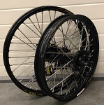 MX sada kol HaanWheels KTM SX / SXF Husqvarna FC / TC 23-.. Excel Black 21x1,6 + 19x2,15 / Black Hub