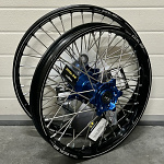 MX sada kol HaanWheels Yamaha YZ450F YZ250F 14-.. - Excel A60 21x1,6 + 19x2,15 / Blue Hub 