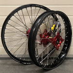 MX sada kol HaanWheels Yamaha YZ450F YZ250F 14-.. - Excel A60 21x1,6 + 19x2,15 / Red Hub 