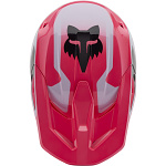 Náhradní kšilt dětské helmy FOX Youth V1 Visor Lean Pink 2025
