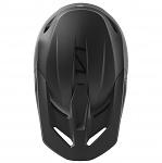 Náhradní kšilt dětské helmy FOX Youth V1 Visor Matte Black 2024 / 2025 / 2026